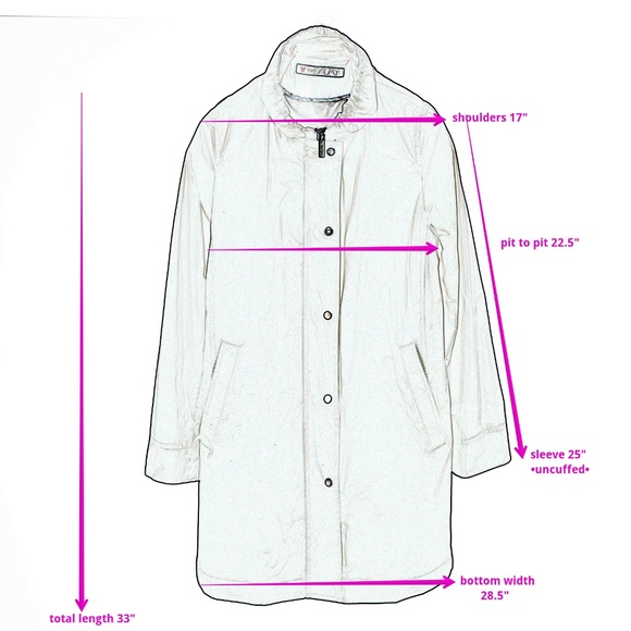 FUCHS SCHMITT Navy Zipper Trench Coat Outdoor Jacket Size UK 16 - Picture 2 of 13